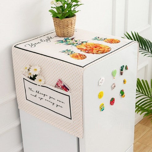러블리 멀티 사이즈 세탁기 냉장고 커버 B06, 타입18