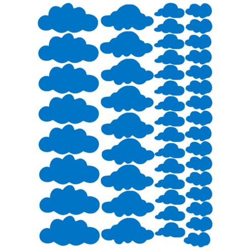 피삼십일 구름 포인트 스티커, 11 블루