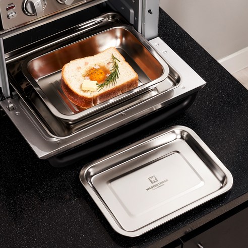 집에서 맛있고 건강한 식사를 만들기 위한 필수품인 바겐슈타이거 웨이브 오븐 트레이 세트