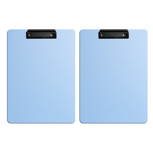 동아피엠에스 세로형 두꺼운 벽걸이 클립보드 A4, 블루, 2개