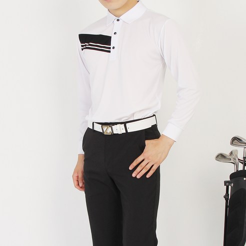 마인플로우 남성용 골프 카라 티셔츠 RM335