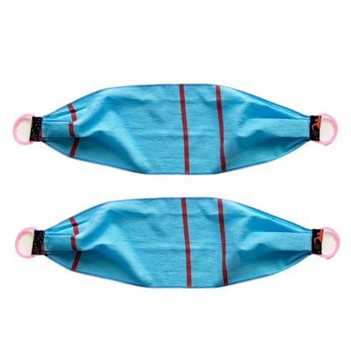 와이드 등때밀이 샤워 타올 105cm, 블루, 1개입, 2개