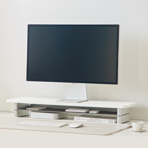 일리안 모니터 받침대 M: 눈높이를 맞추고 공간을 넓혀 업무 효율을 높이다.