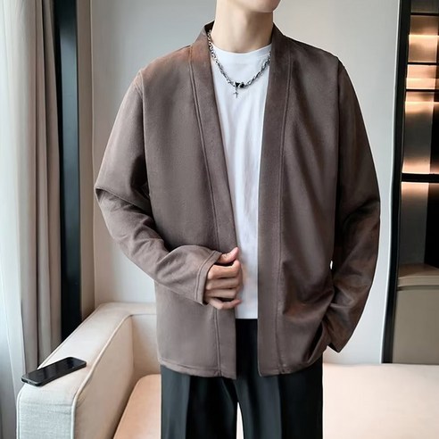 블랙101 남성용 길레르모 베이직라인 심플 가디건 FC-2318976