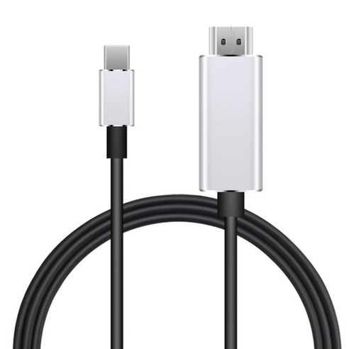 아이엠판다 USB C 타입 to HDMI 메탈 미러링 케이블, 혼합색상, 1개, 2m