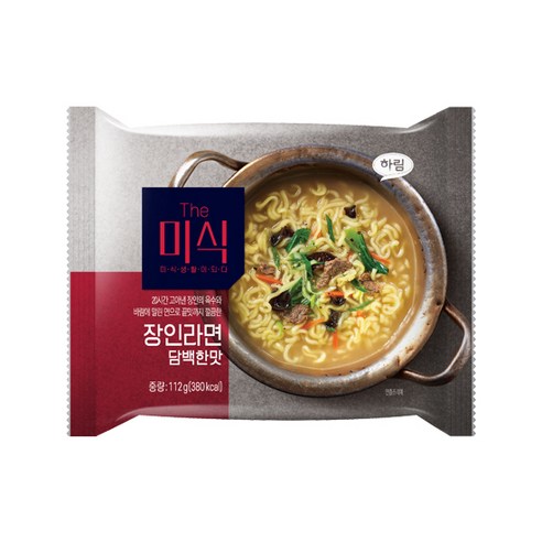 얼큰함과 담백함이 조화로운 The미식 장인라면 8종 세트
