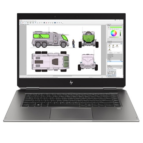 HP 2020 ZBook Studio x360 G5 15.6, 실버, 코어i7 9세대, 256GB, 8GB, Free DOS, G5 7UH31AVD