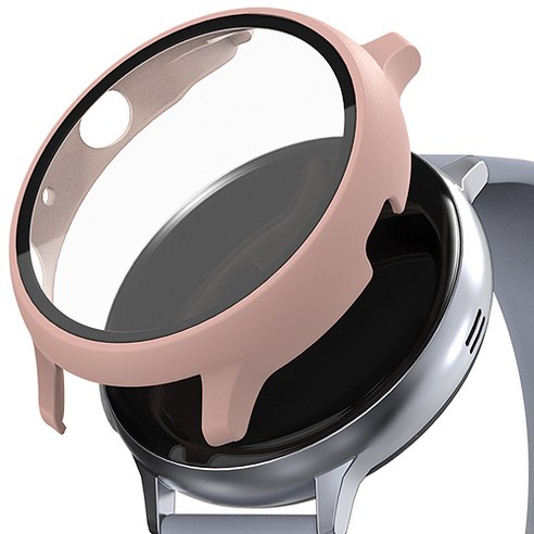 신지모루 9H 풀커버 일체형 SF코팅 케이스, 핑크 샌드