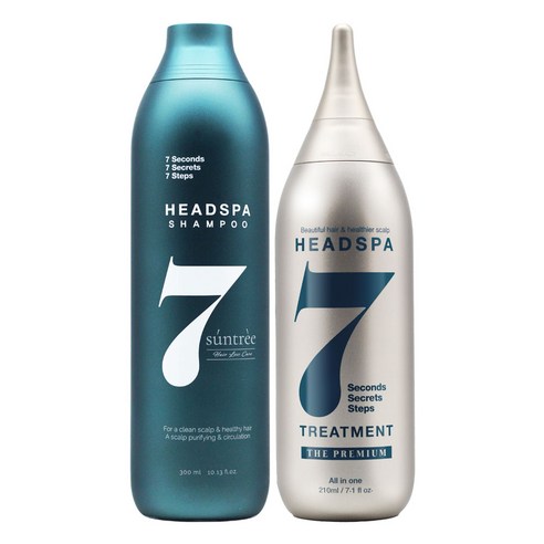 헤드스파 7 트리트먼트 더 프리미엄 210ml + 썬트리샴푸 300ml, 1세트