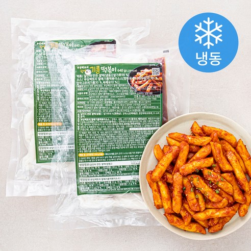 푸딩팩토리 할매 기름떡볶이 (냉동), 640g, 2개 - 국물떡볶이 | 쿠팡