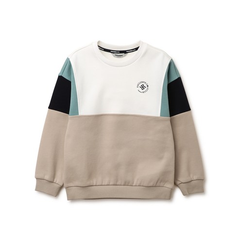 레노마키즈 남아용 컬러 블록 맨투맨 R2312T115