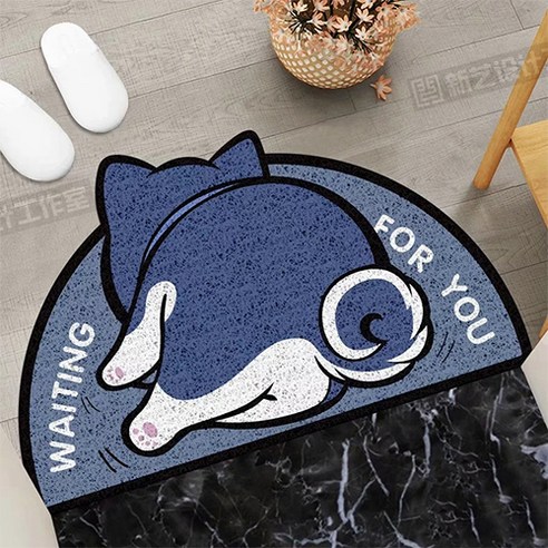 너만 기다려 까꿍 멍뭉 PVC 코일 발매트, 4