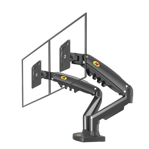스타일을 완성하는데 필요한 nb모니터암 아이템을 만나보세요. NB 듀얼 모니터암 거치대 F160D: 업무 효율성 극대화를 위한 최고의 솔루션