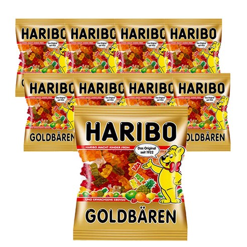 하리보 골드베렌 젤리, 100g, 9개