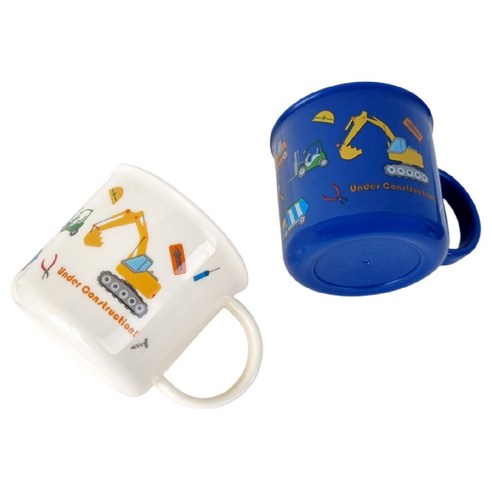 스케이터 전자레인지 항균 미니 머그컵 200ml 2종 세트 KE4AAGW, 워킹카, 1개