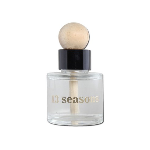 서틴시즌스 센트지움 차량용 디퓨저 50ml + 논슬립패드 + 캡 블랙 + 우드볼 세트, 1세트, 프래저리아 스트로베리