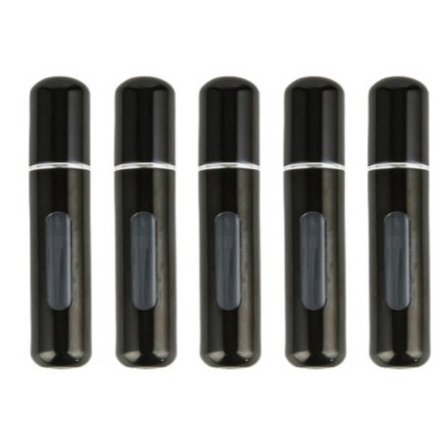 향수 스킨 로션 공병 5ml, 5개, 블랙