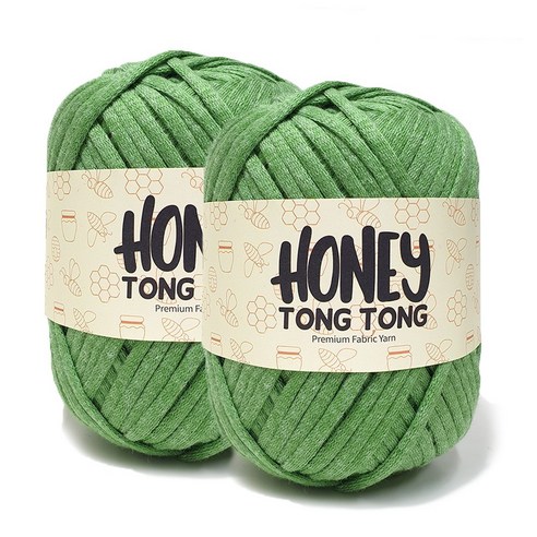니뜨 허니 통통 뜨개실 100g x 2p, 117 그린