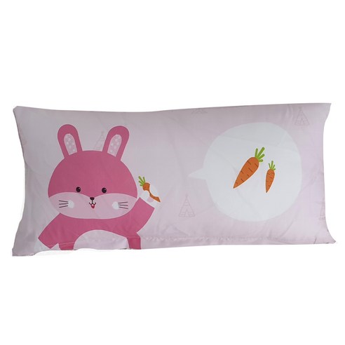 티피 동물 면 베개커버 + 다운필 베개솜, 라라