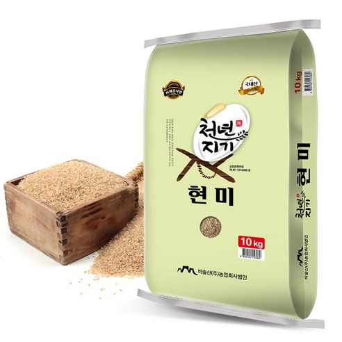 천년지기 2022년 현미, 10kg, 1개