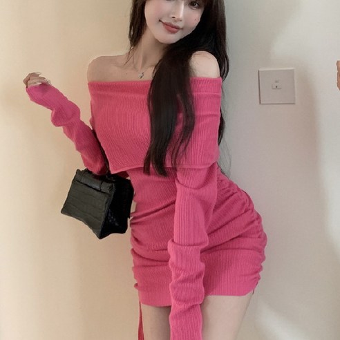 피어니스트 스트링 오프숄더 원피스 피어니스트 스트링 오프숄더 원피스