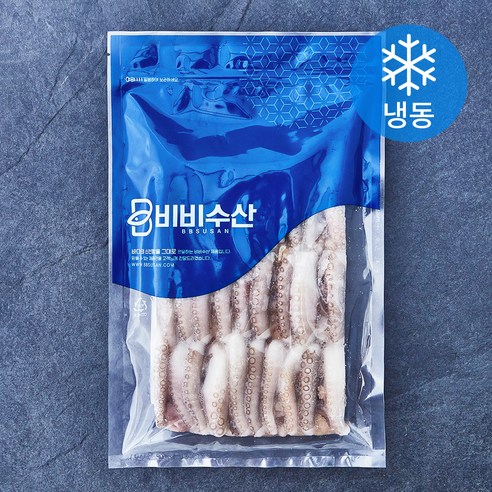 비비수산 깨끗하게 손질한 절단 낙지 (냉동), 1개, 500g