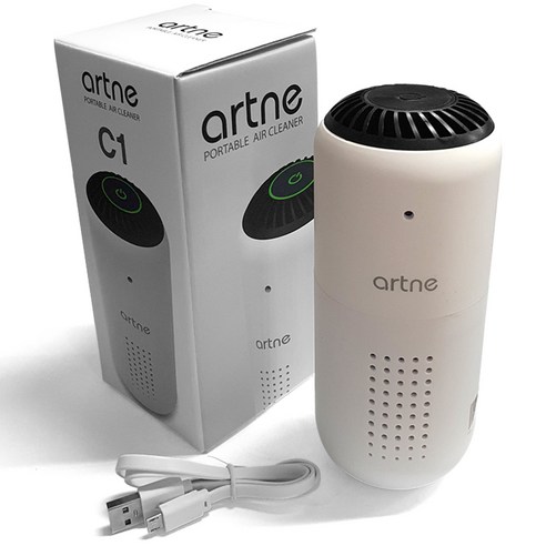 아뜨네 차량용 휴대용 공기청정기 화이트, ANA-C100