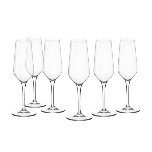 보르미올리 일렉트라 샴페인잔, 230ml, 6개