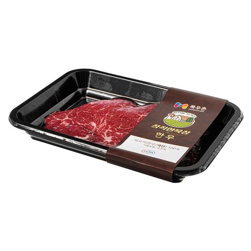 신선한 1+등급 한우의 부드러운 맛과 향