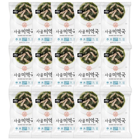이델리 동림푸드 동결건조 사골미역국, 10g, 30개