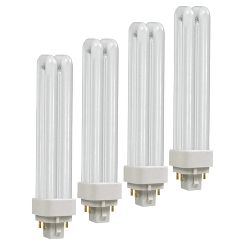 오스람 삼파장 콤팩트 형광램프 4핀 DULUX D/E 18W/840 4p, 백색, 4개