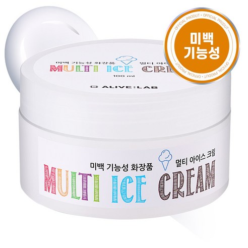 얼라이브랩 멀티 아이스 크림, 1개, 100ml 키엘수분크림