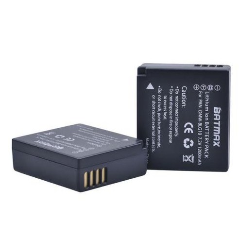 2Pcs 1200mAh DMW-BLG10 BLG10 BLG10E DMW-BLE9 배터리 + LCD 듀얼 USB 충전기 파나소닉 LUMIX GF5 GF6 GX7 LX100 GX80, 5) 2 Battery