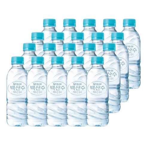 [블루존] 백산수 무라벨 330ml x 20개
