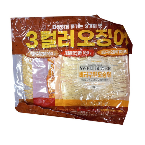 빠른 배송 3컬러 오징어 100g x 3 300g 코스트코 (기프티콘 증정), 상세참조