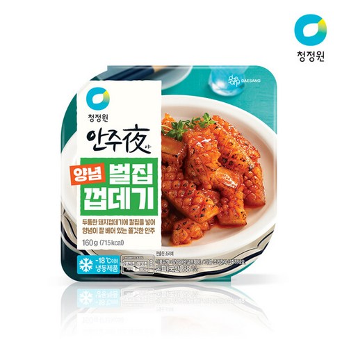 청정원 안주야 양념벌집껍데기 160g X 3개