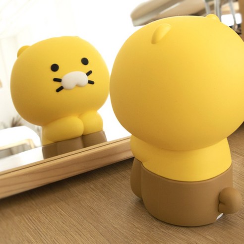 카카오프렌즈 춘식이 앉아 무드등 실리콘 터치 조명, CSML-01