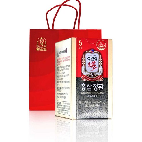 정관장 홍삼정환+쇼핑백, 상세페이지 참조, 1개
