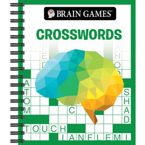 Brain Games - Crosswords (Poly Brain Cover) Spiral, Publications International,..., English, 9781645582656
