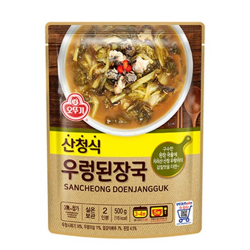 오뚜기 산청식 우렁된장국, 1개, 500g