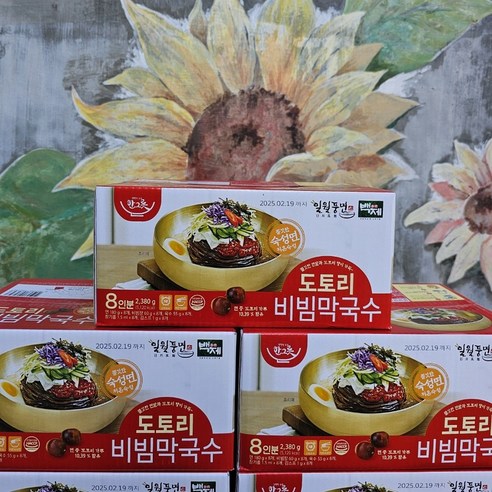 일월풍면 백제 도토리 비빔막국수 297gx6개 면류 코스트코, 297g, 1개