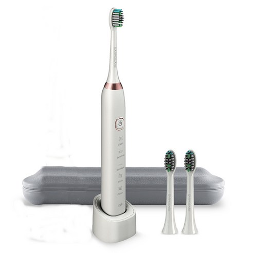 Sarmocare S100/S200 초음파 소닉 핏 Digoo DG-YS11 용 6Pcs 교체 전동 칫솔 헤드, 1set white