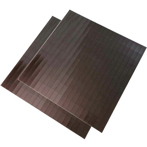 [제이스마그네트] 접착 조각 고무자석 시트 300x300 판, 2p세트 30x15x1T_400조각, 1개