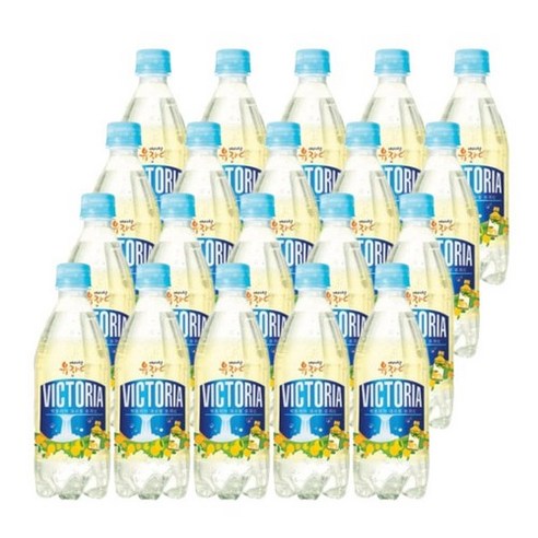 빅토리아 탄산수 내사랑 유자C 500ml 20병 유자맛 탄산수, 20개