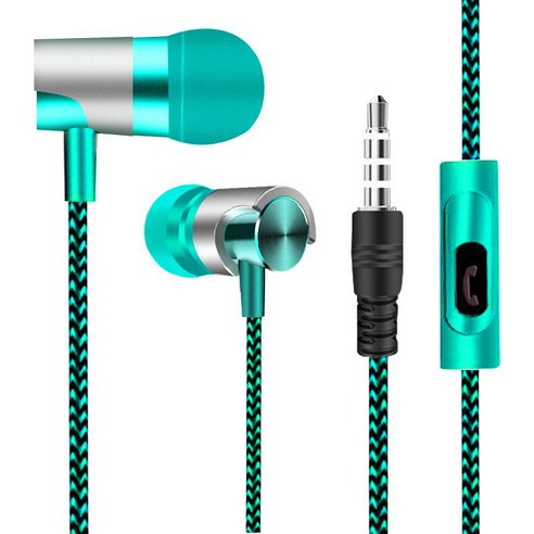 우석 S36 유선 이어폰 이어폰을 꽂습니다 MP3 게임 이어폰 밴드 맥뮤직 이어폰, S21웨빙스트랩맥 블루다, 규격 없음