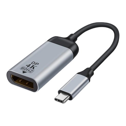 GHSHOP USB-C 유형 C HDMI/DP 어댑터 4K 60Hz, DP 1.2 4k, 1.8M, ABS 알루미늄 합금