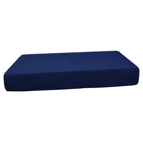 장식적인 던지기 베개는 소파 베드를 위한 연약한 우단 옥외 방석 덮개를 덮습니다, 진한 파란색-크기 S, {"수건소재":"설명"}