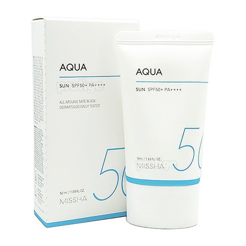 미샤 올 어라운드 세이프 블록 아쿠아 선 젤 SPF50+ PA++++, 1개, 50ml