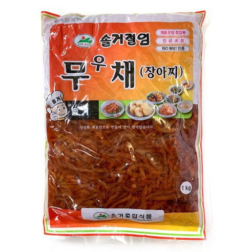 우리존 솔거 무우채 장아찌 1kg 1개 나나스께 우리존 솔거 무우채 장아찌 1kg 1개 나나스께