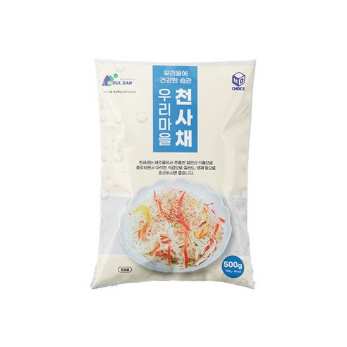 우리마을 천사채 가정용 2인분, 1개, 500g